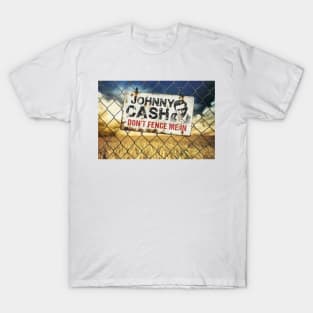 Johnny Cash - Don't Fence Me In T-Shirt